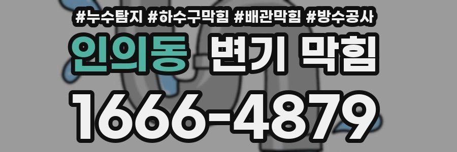 인의동 변기 막힘