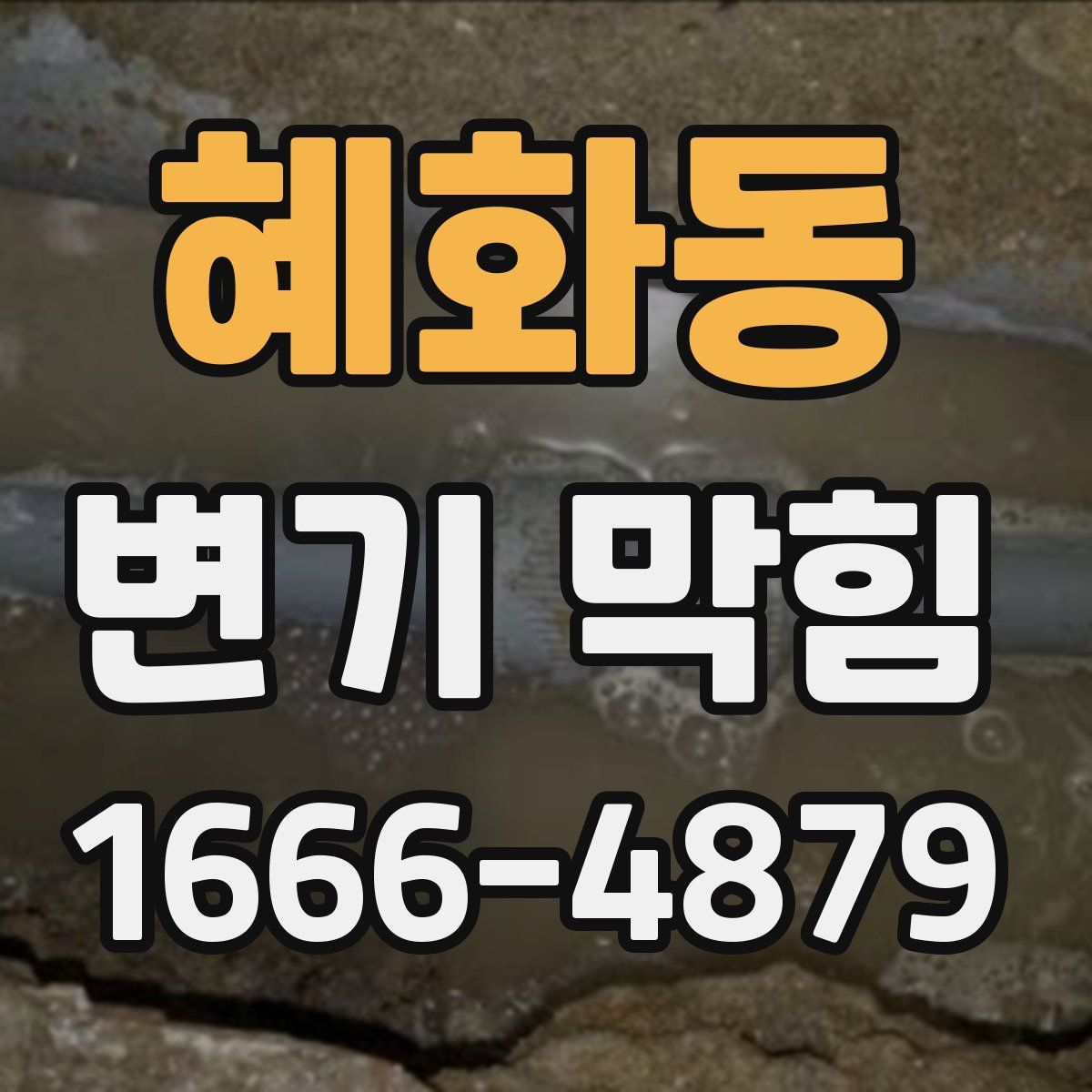 혜화동 변기 막힘