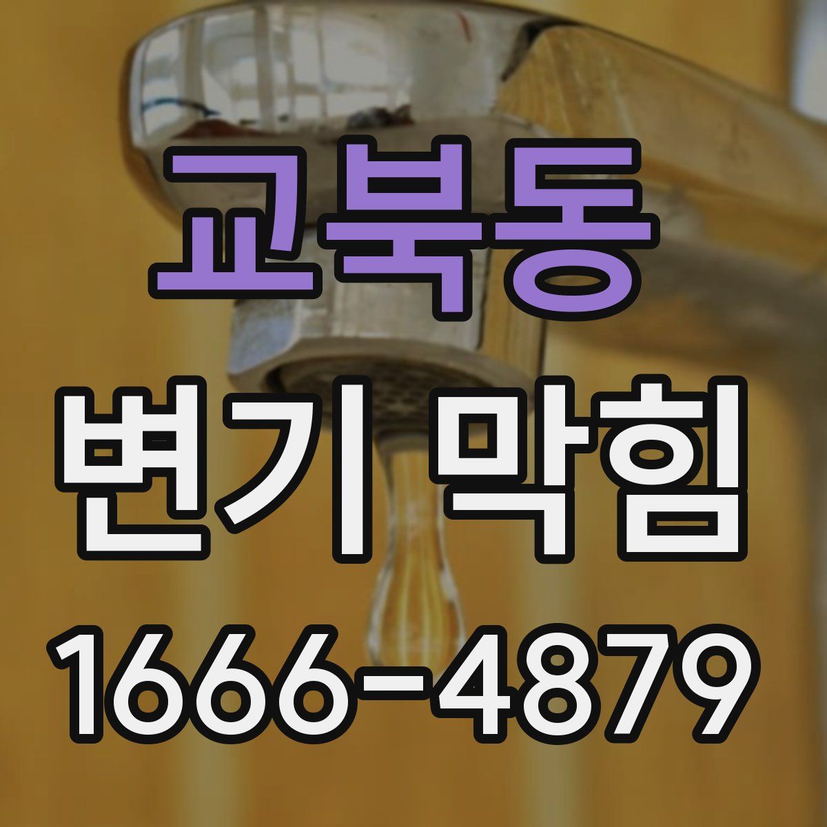 교북동 변기 막힘