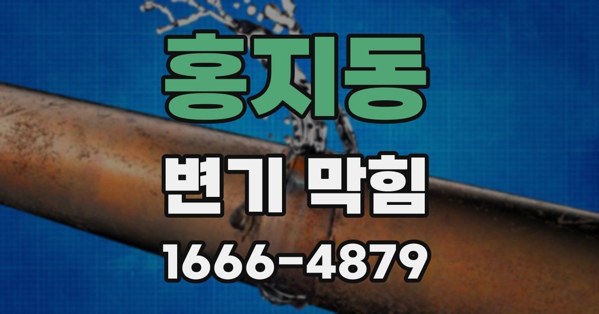 홍지동 변기 막힘