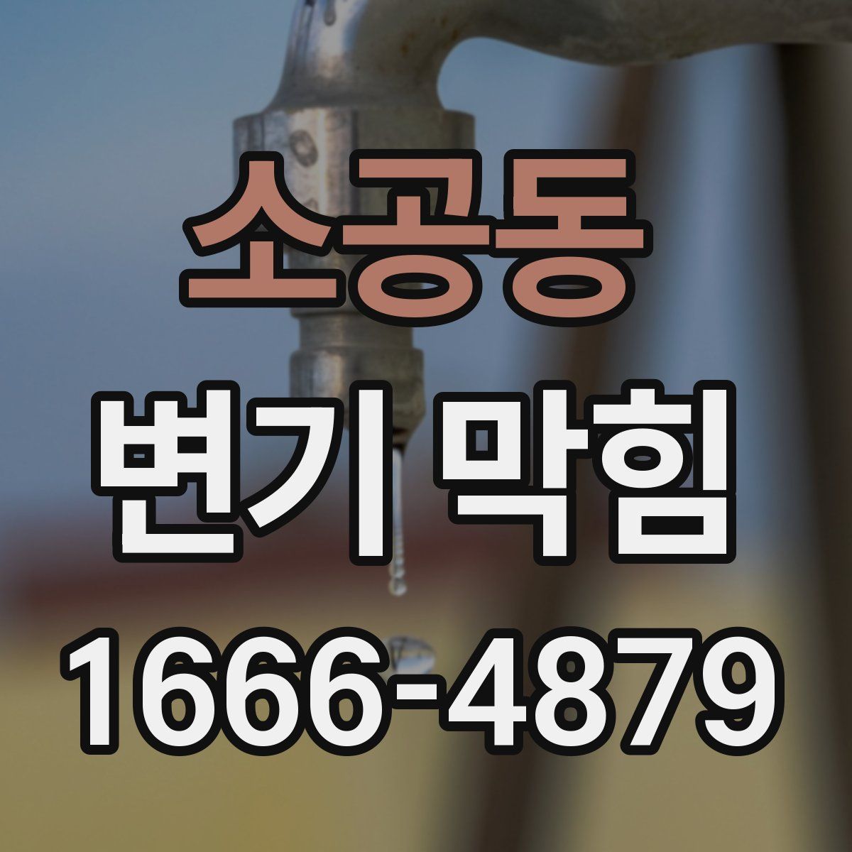 소공동 변기 막힘