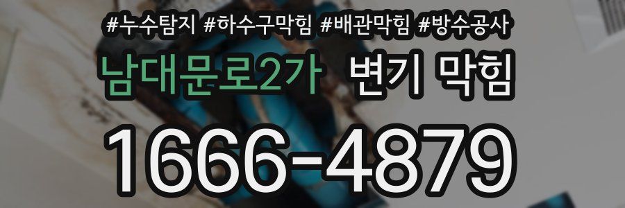 남대문로2가 변기 막힘