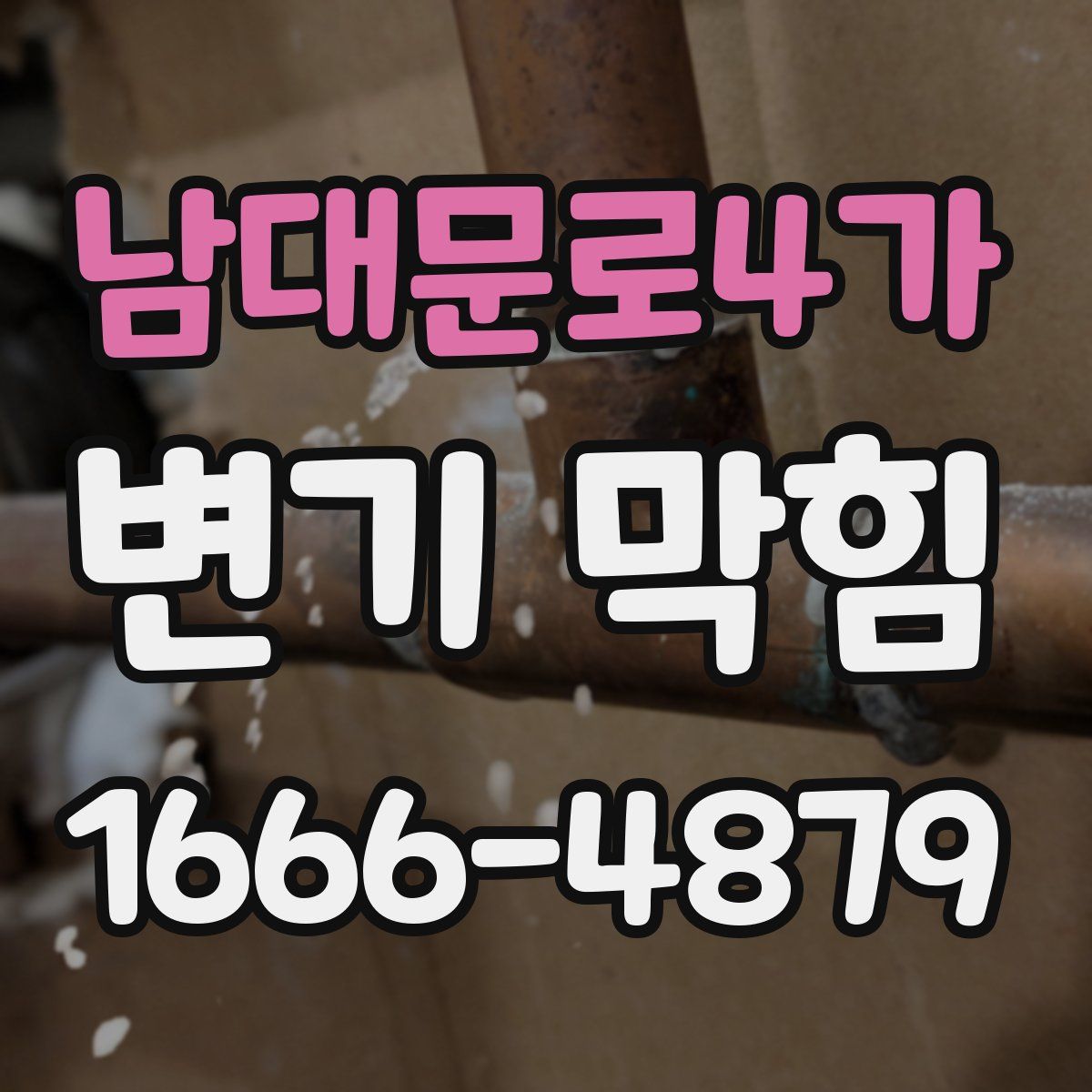 남대문로4가 변기 막힘