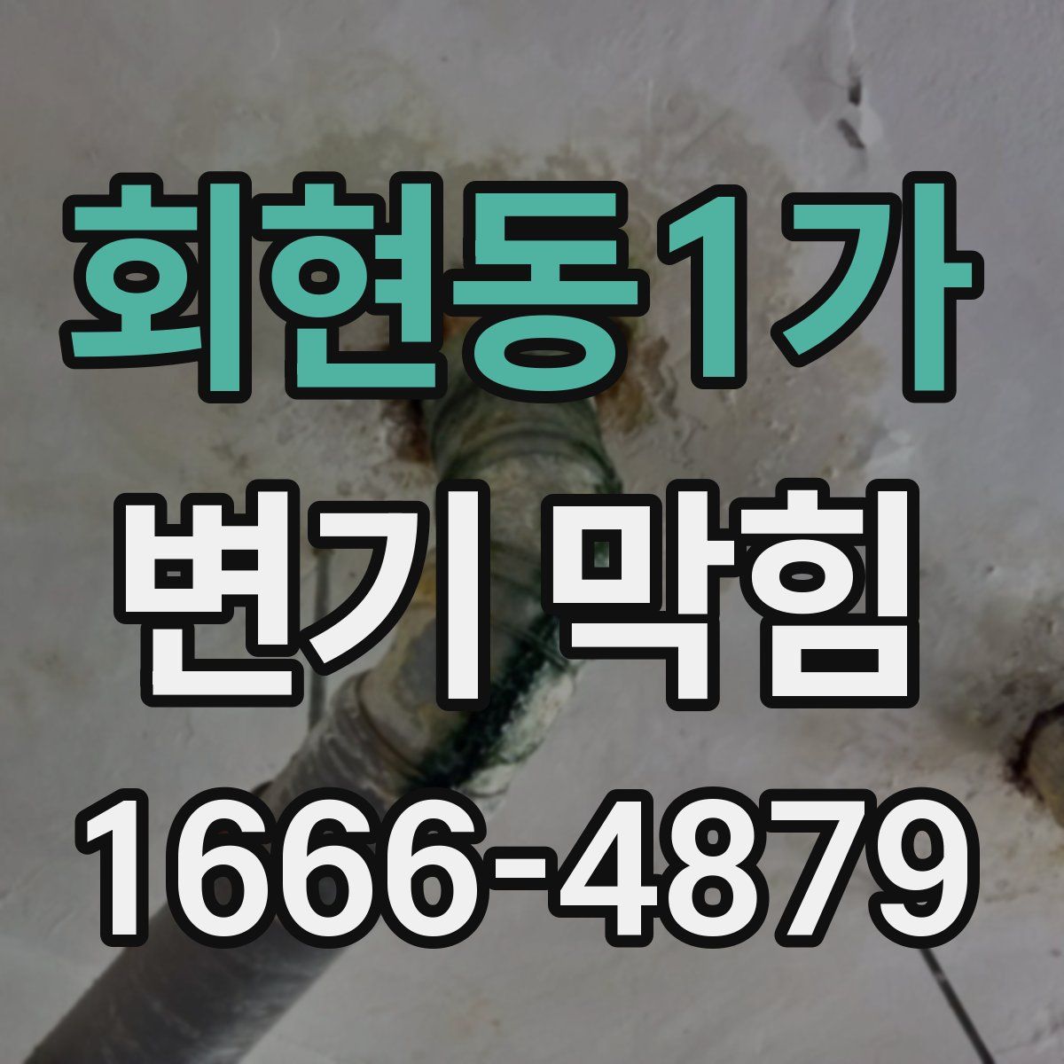 회현동1가 변기 막힘