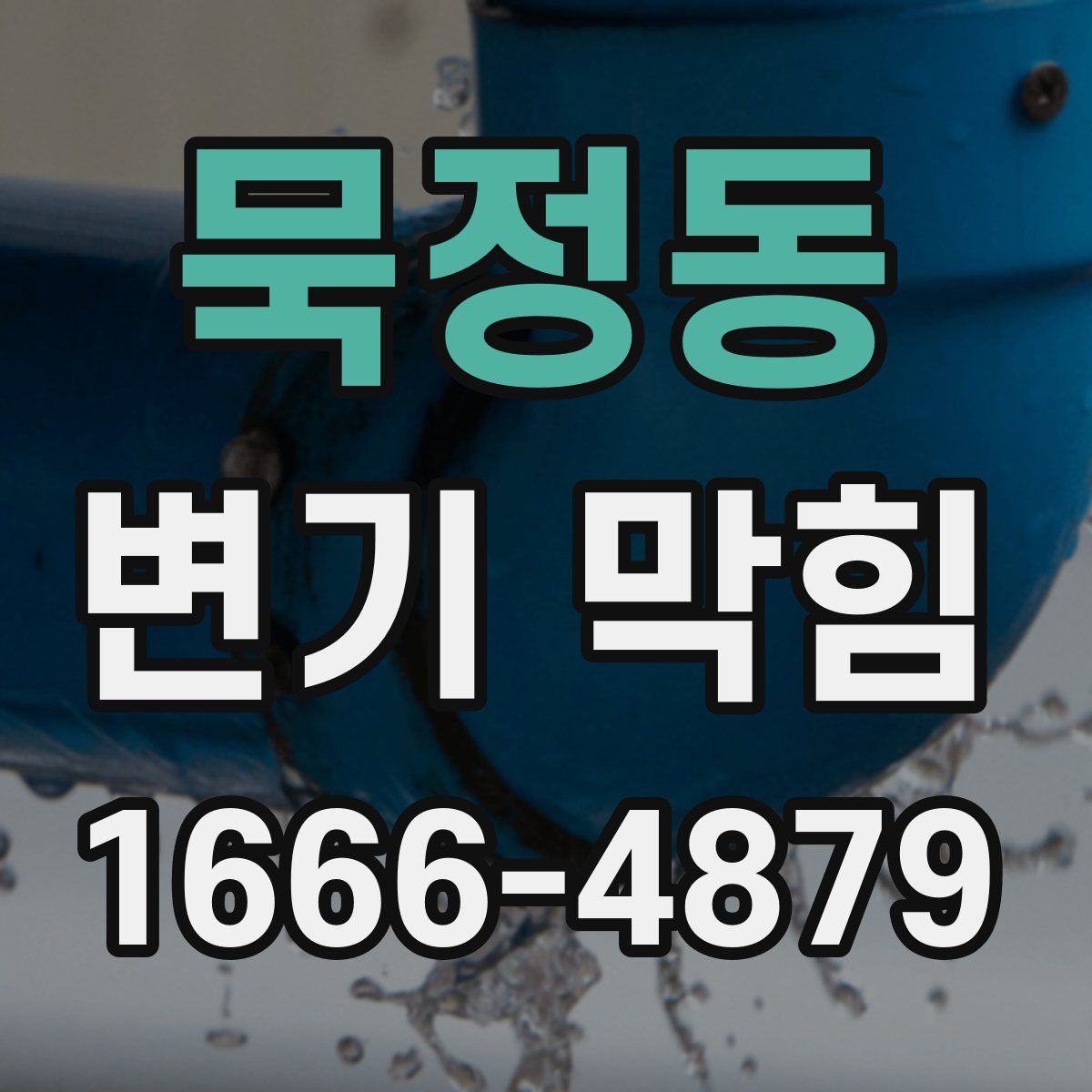 묵정동 변기 막힘