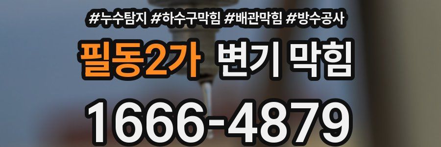 필동2가 변기 막힘