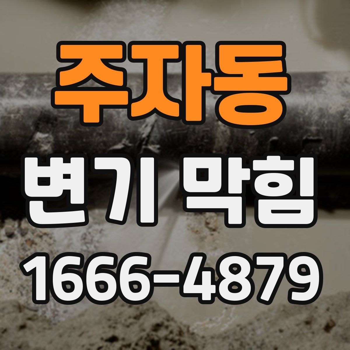 주자동 변기 막힘