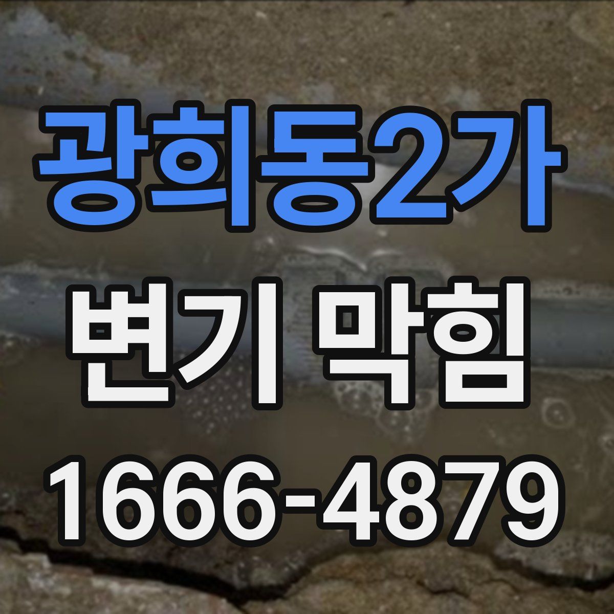 광희동2가 변기 막힘
