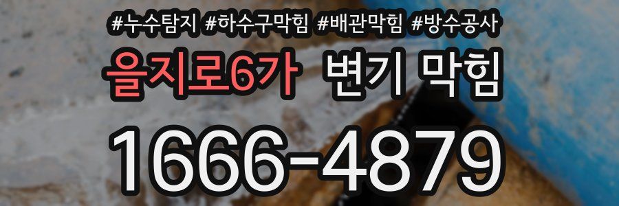을지로6가 변기 막힘