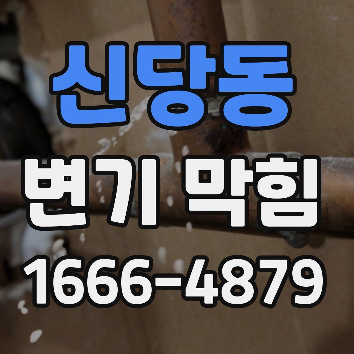신당동 변기 막힘