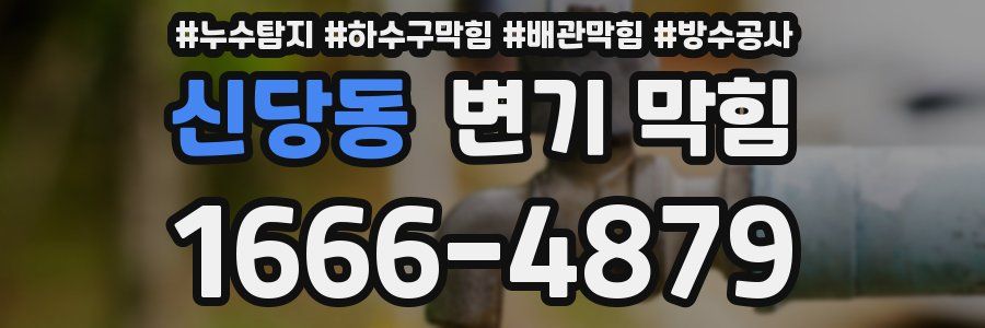 신당동 변기 막힘