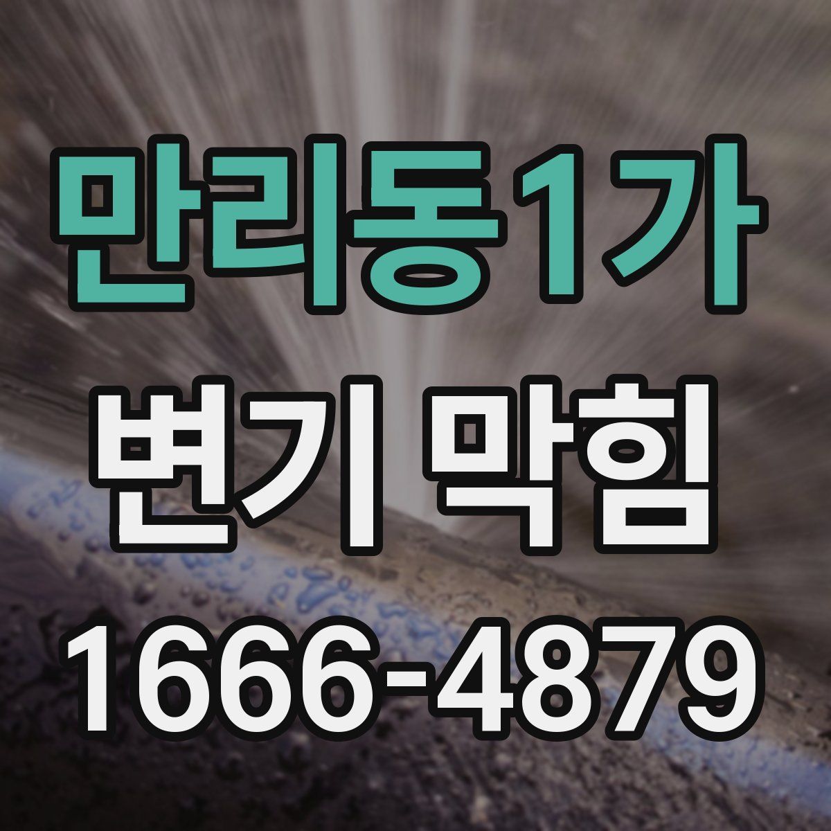만리동1가 변기 막힘