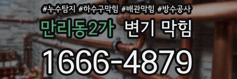 만리동2가 변기 막힘