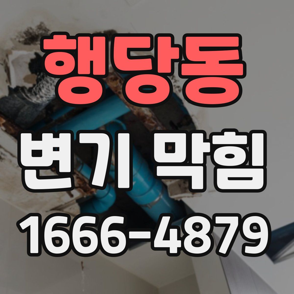 행당동 변기 막힘
