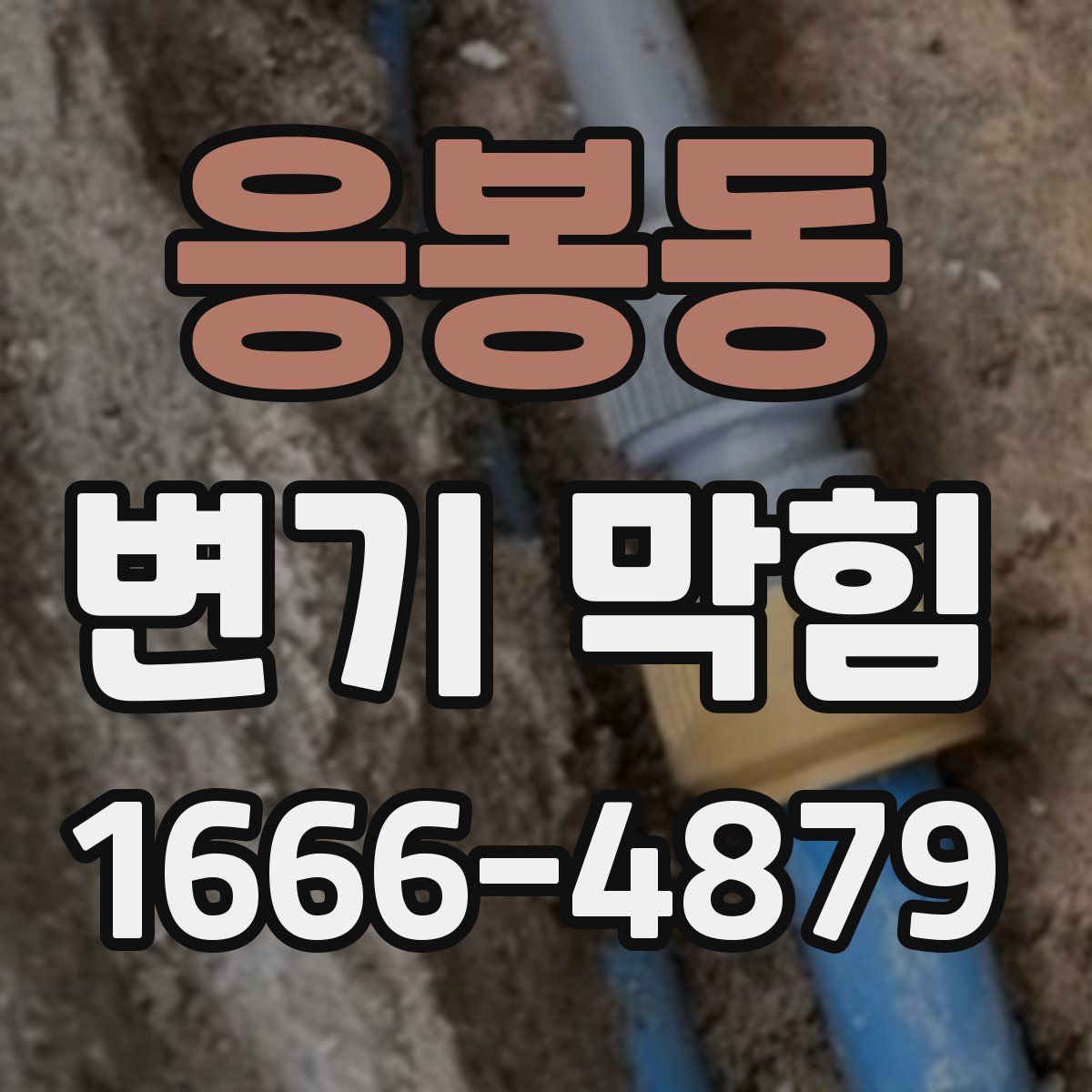 응봉동 변기 막힘