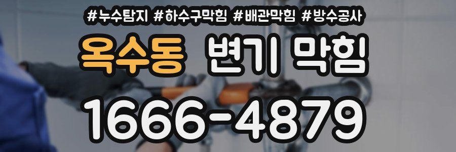 옥수동 변기 막힘
