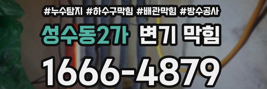 성수동2가 변기 막힘