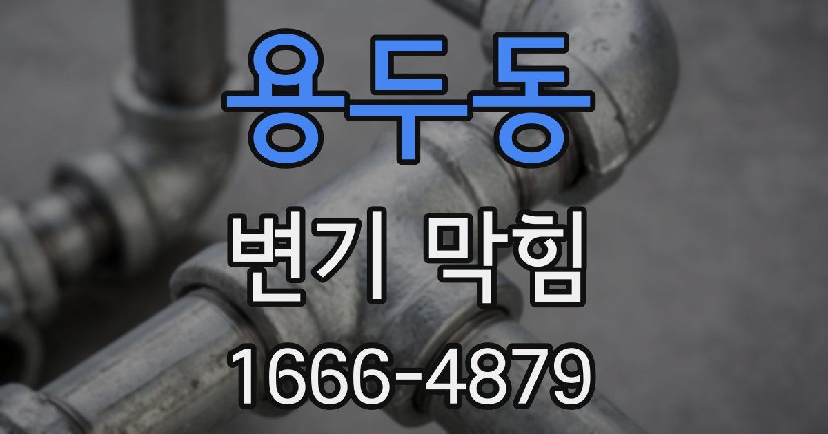 용두동 변기 막힘