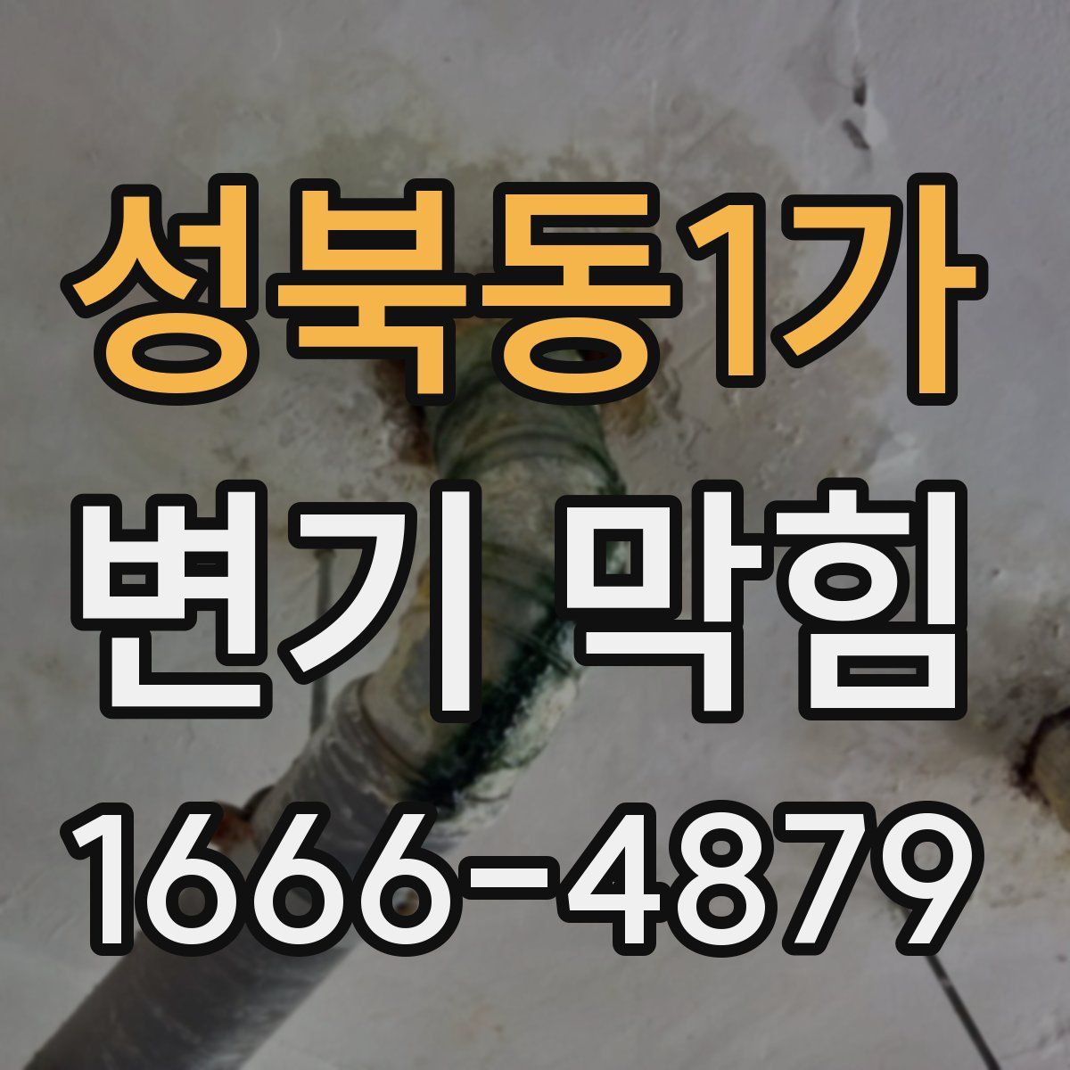 성북동1가 변기 막힘