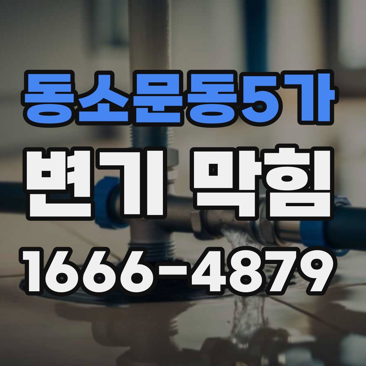 동소문동5가 변기 막힘