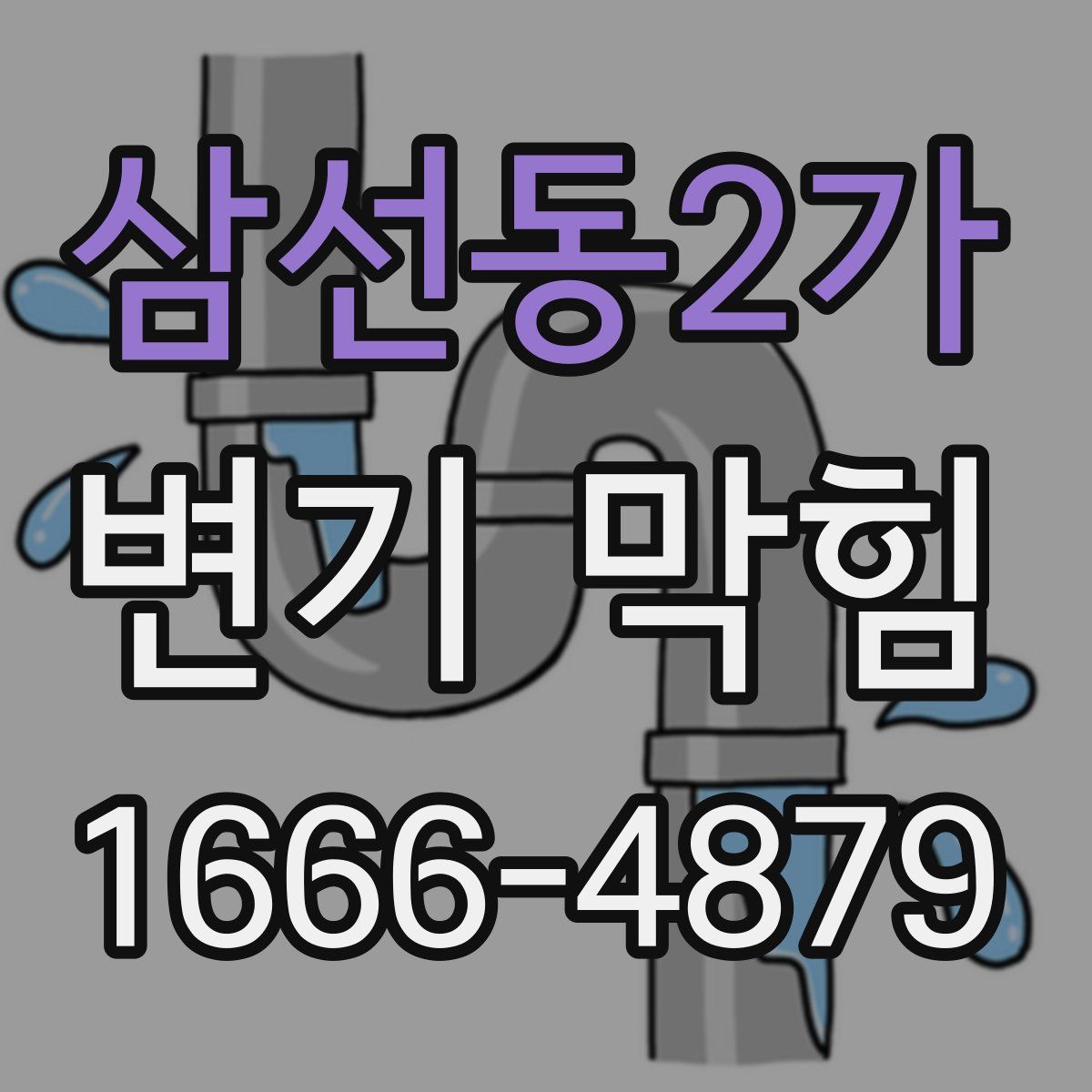 삼선동2가 변기 막힘