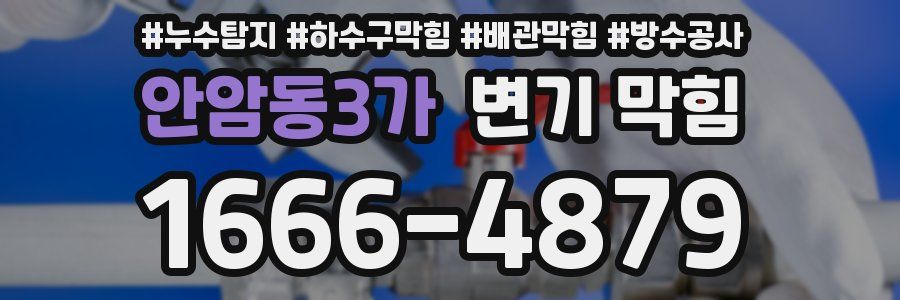 안암동3가 변기 막힘