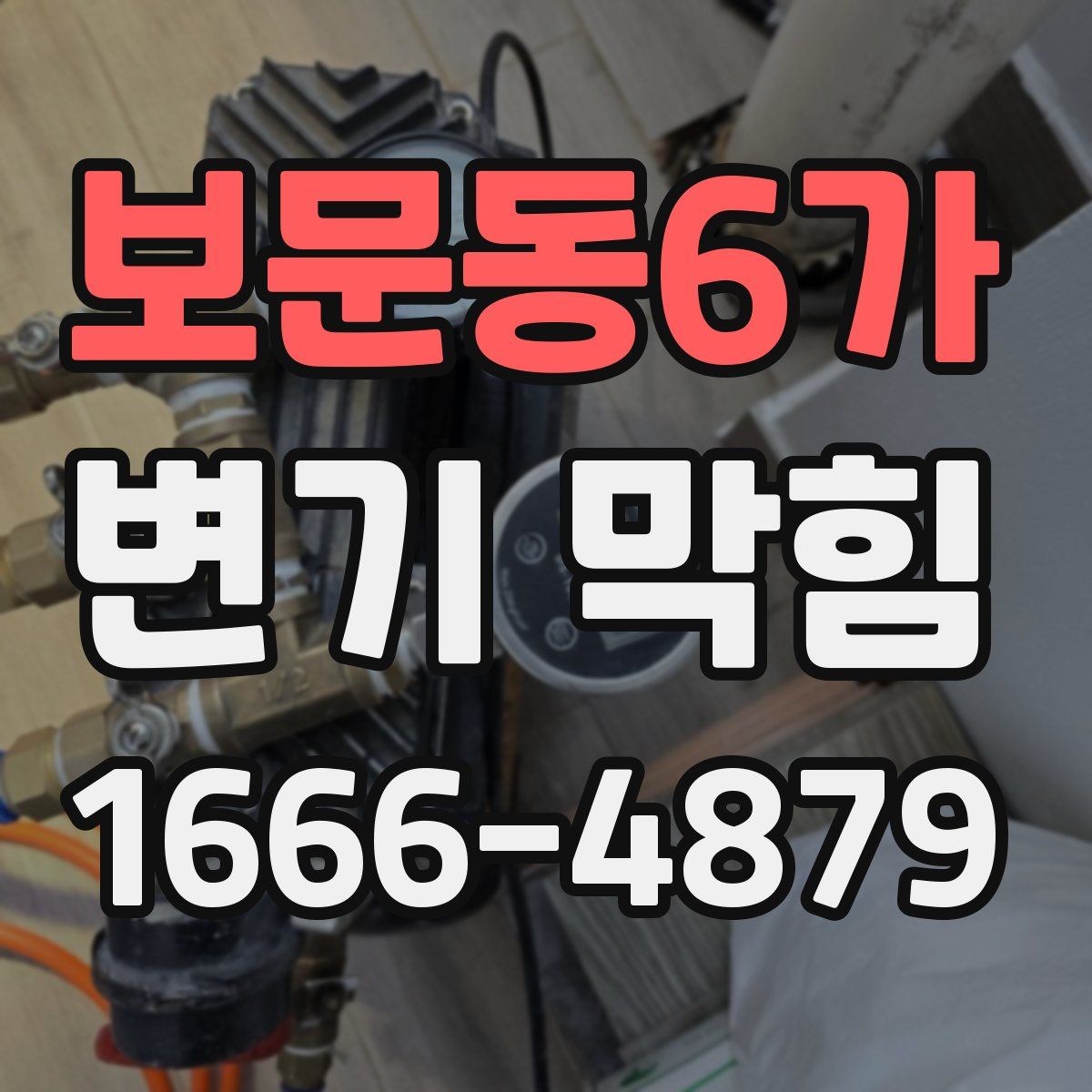 보문동6가 변기 막힘