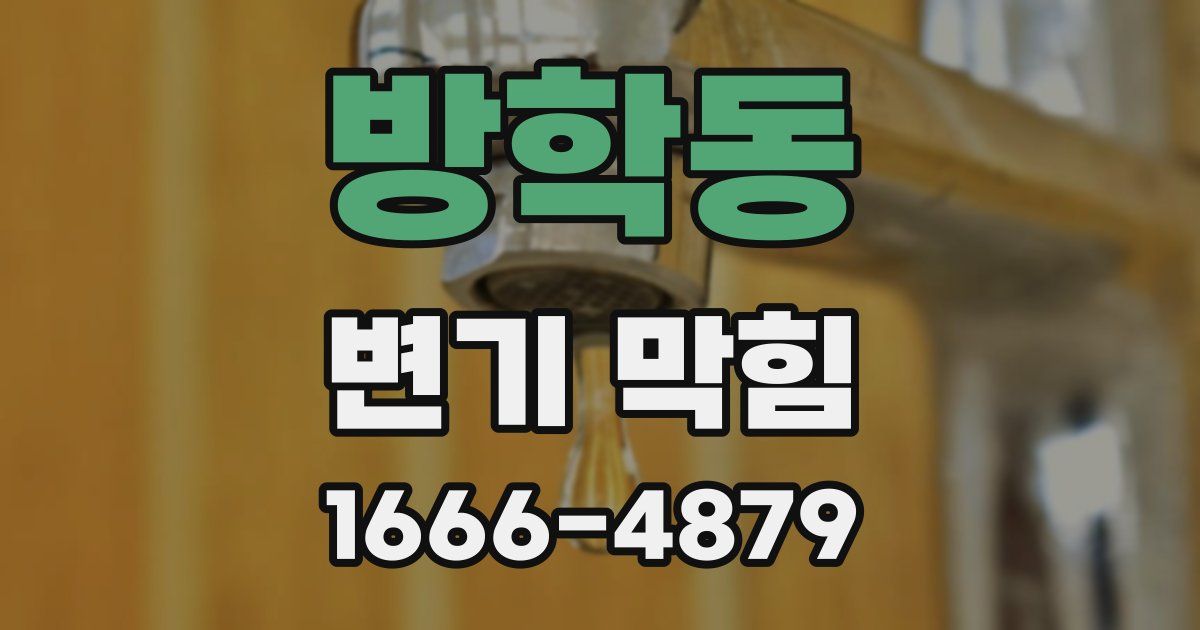 방학동 변기 막힘