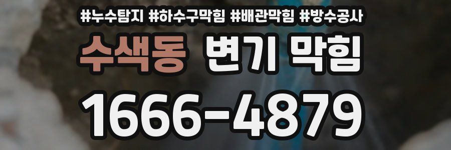 수색동 변기 막힘