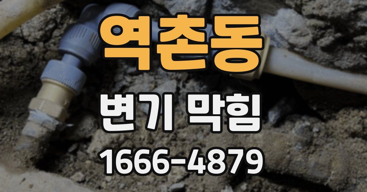 역촌동 변기 막힘