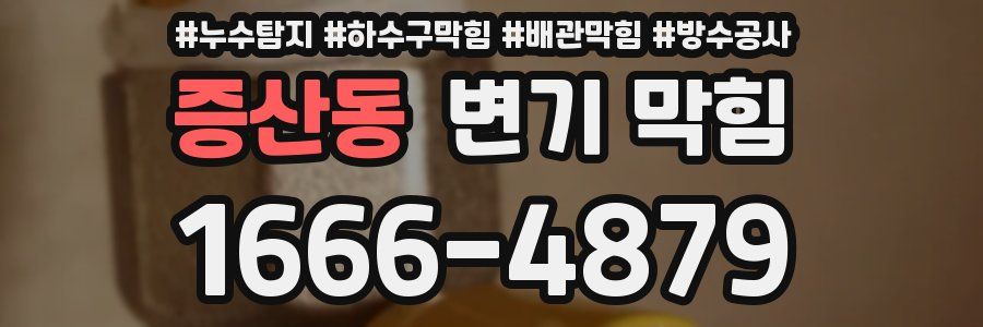 증산동 변기 막힘