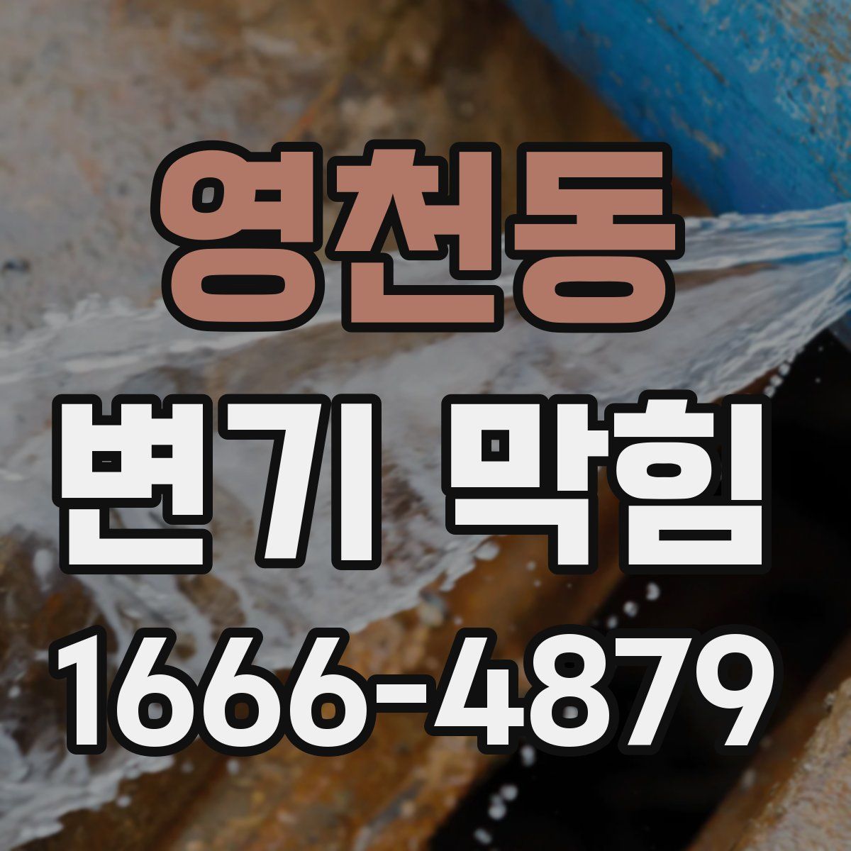 영천동 변기 막힘