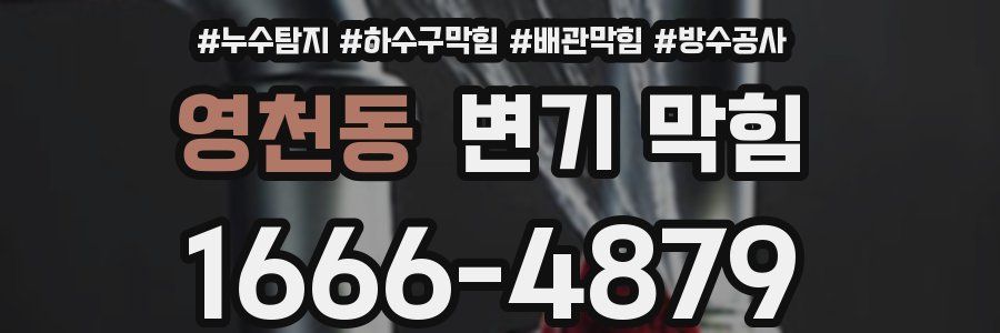 영천동 변기 막힘