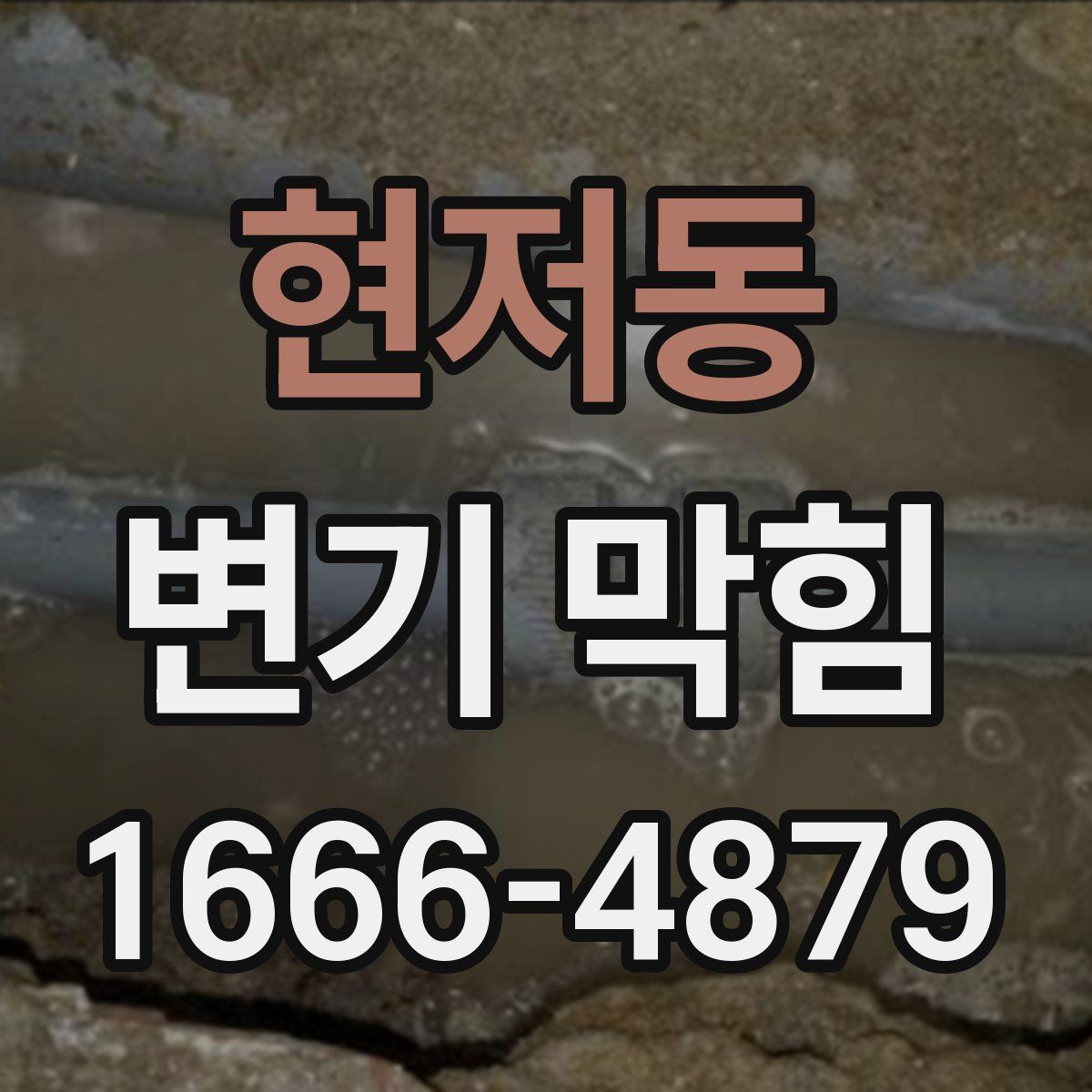 현저동 변기 막힘