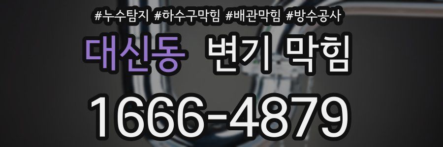 대신동 변기 막힘