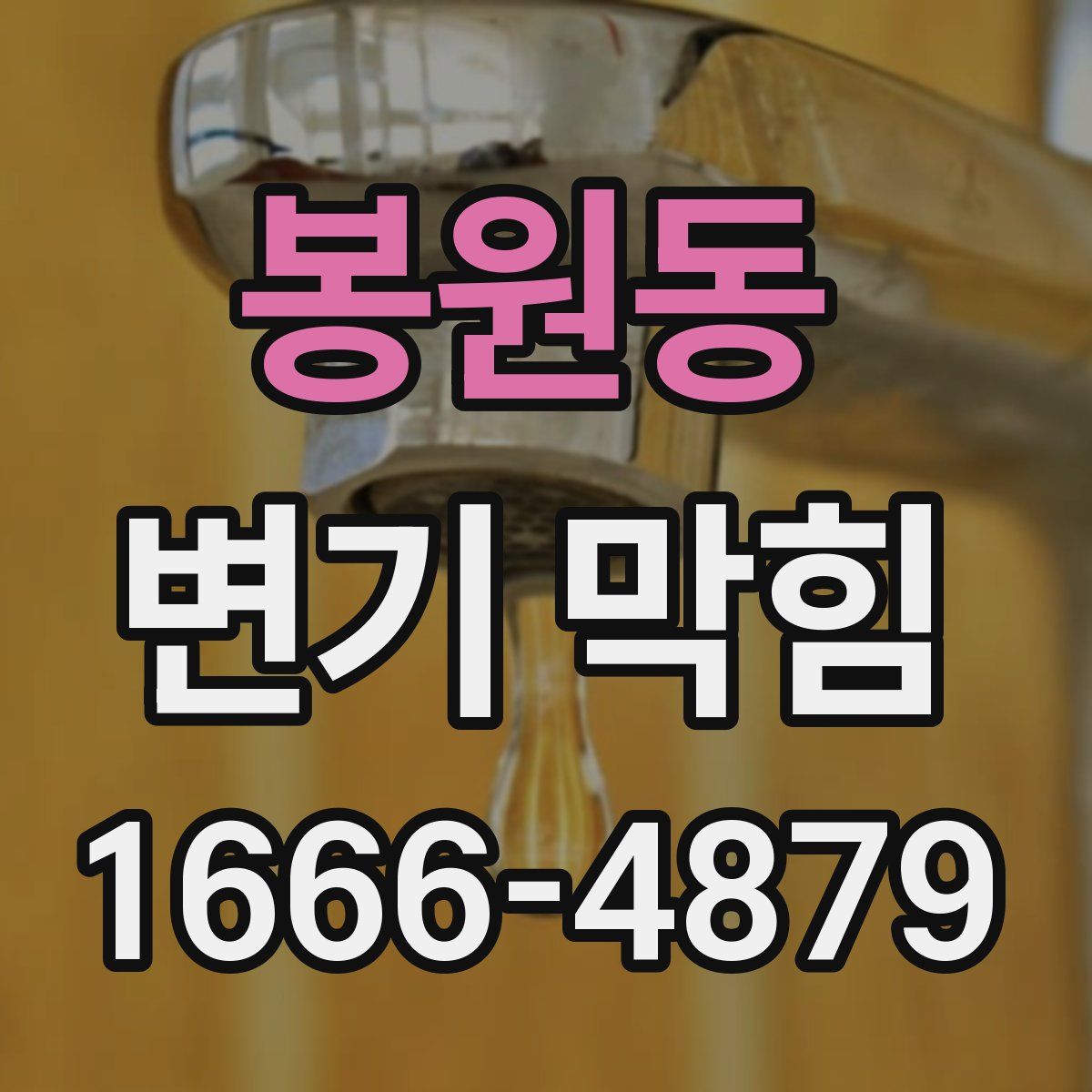 봉원동 변기 막힘