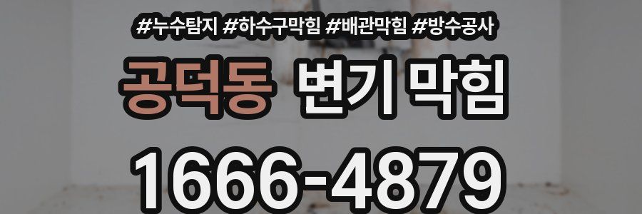 공덕동 변기 막힘