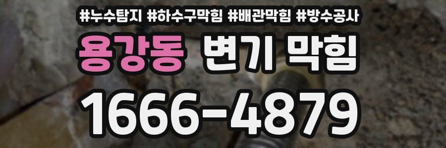 용강동 변기 막힘