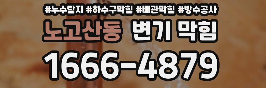 노고산동 변기 막힘