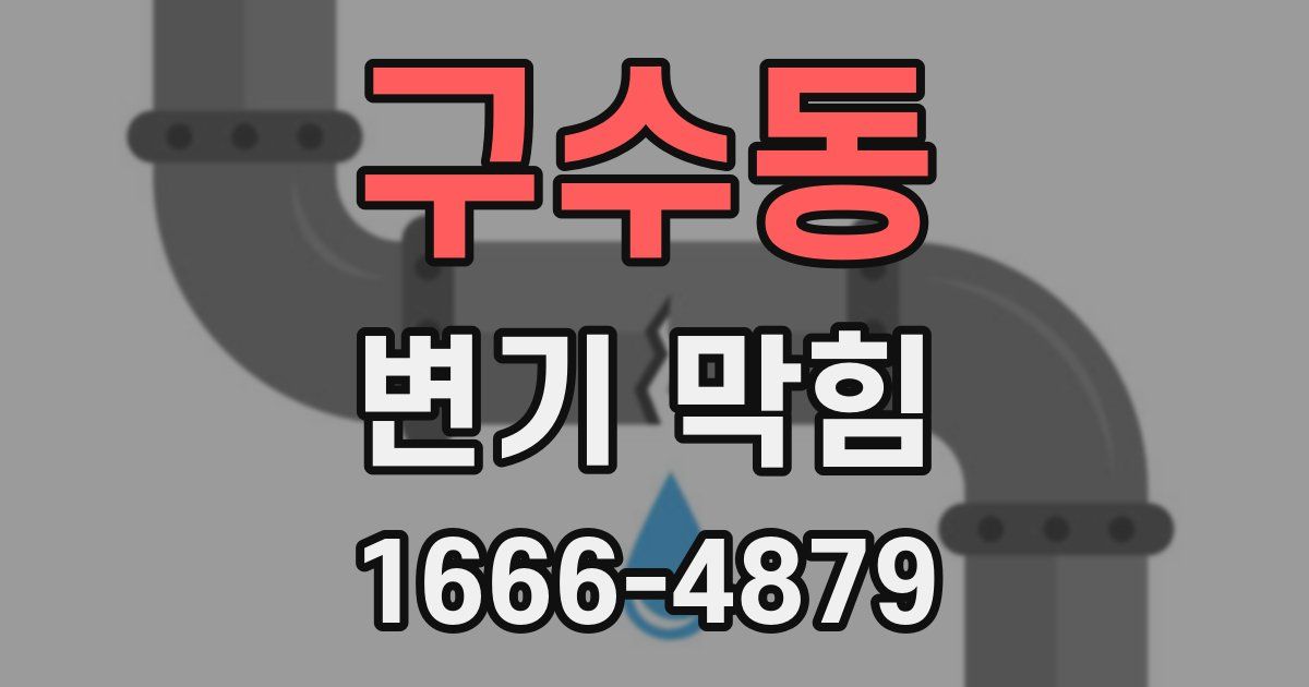 구수동 변기 막힘