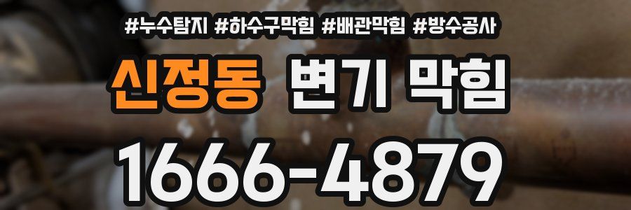 신정동 변기 막힘