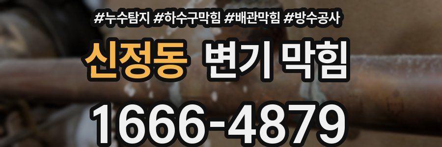 신정동 변기 막힘