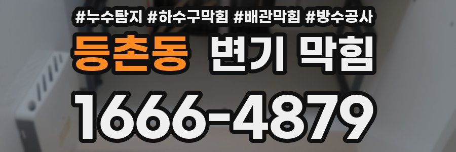 등촌동 변기 막힘
