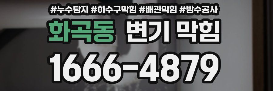 화곡동 변기 막힘