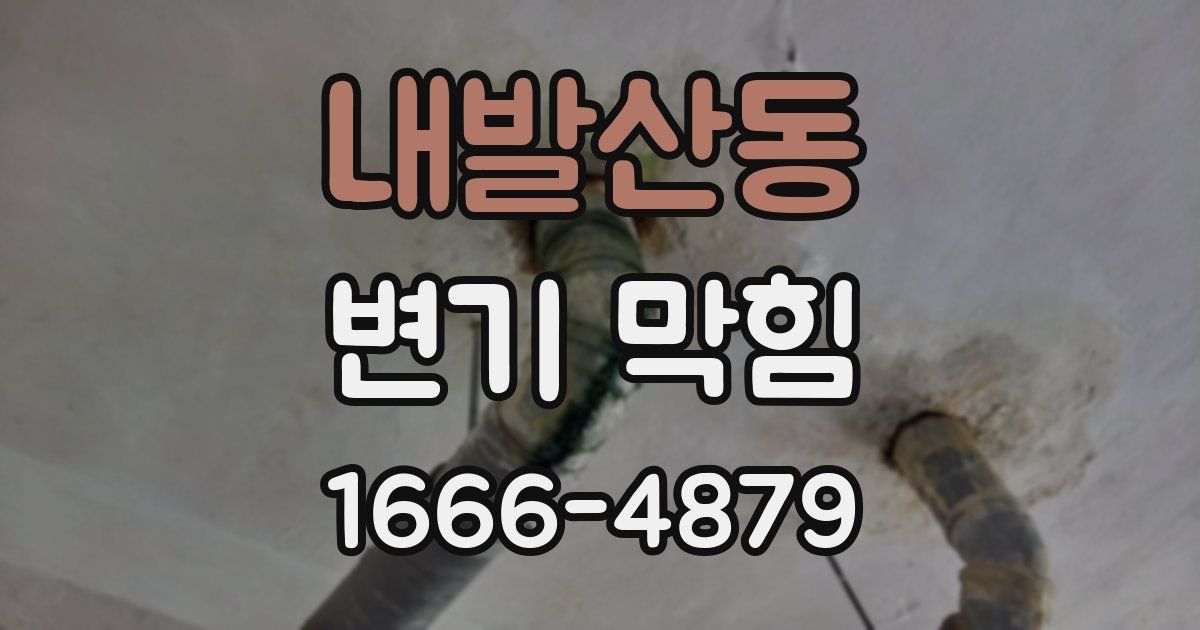 내발산동 변기 막힘