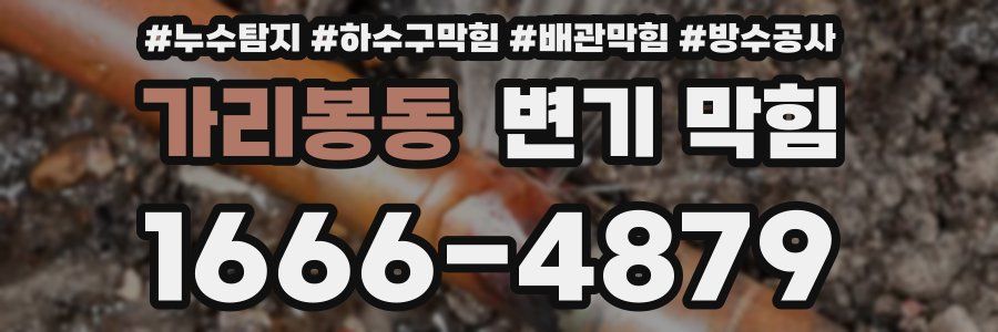 가리봉동 변기 막힘