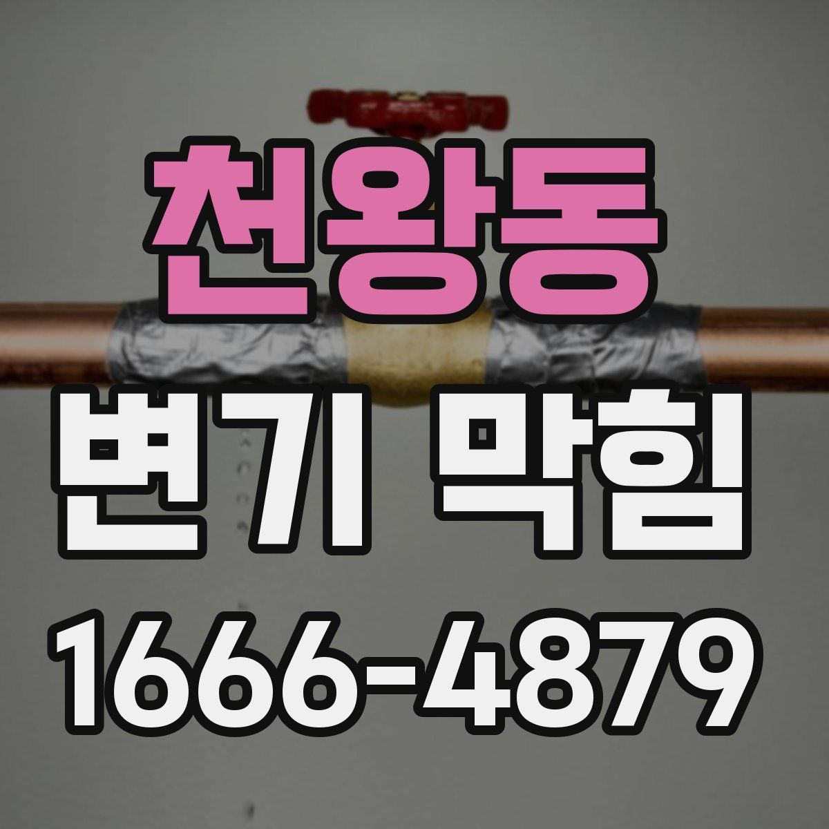 천왕동 변기 막힘