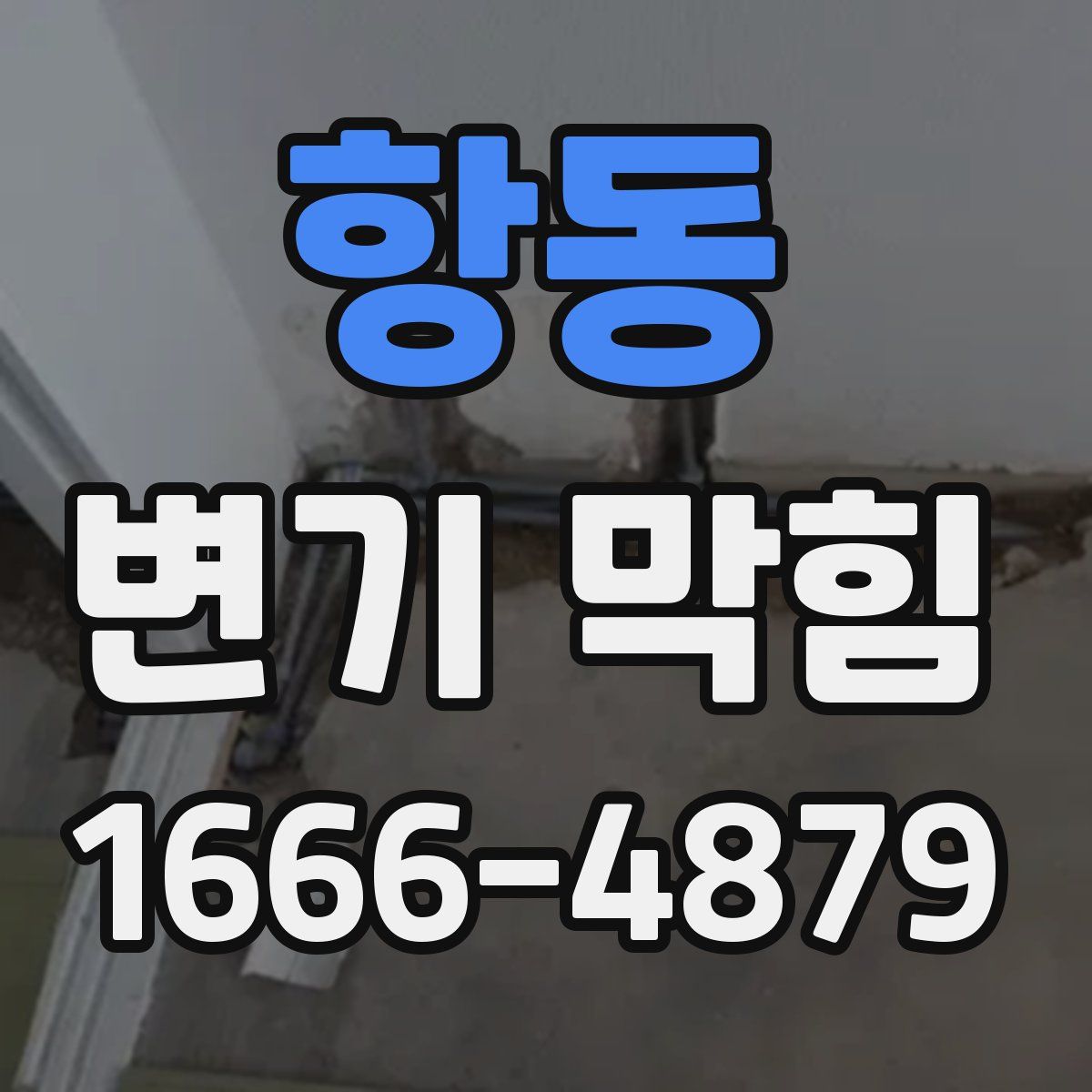 항동 변기 막힘