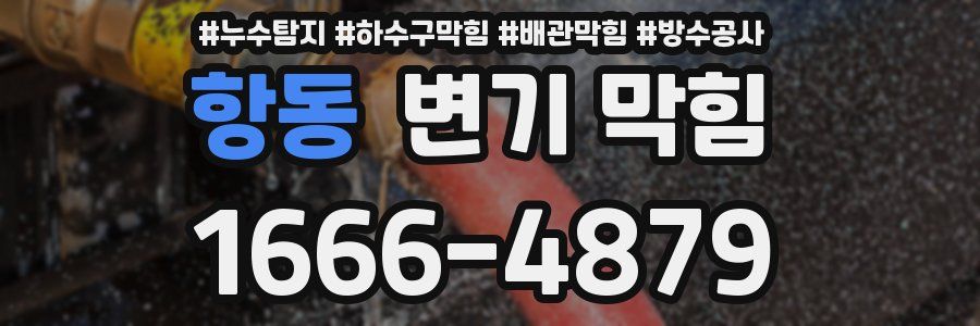 항동 변기 막힘