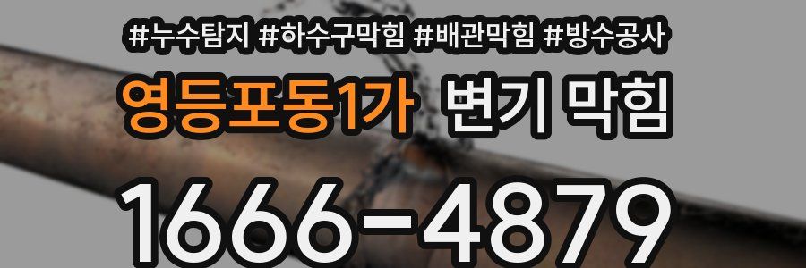영등포동1가 변기 막힘